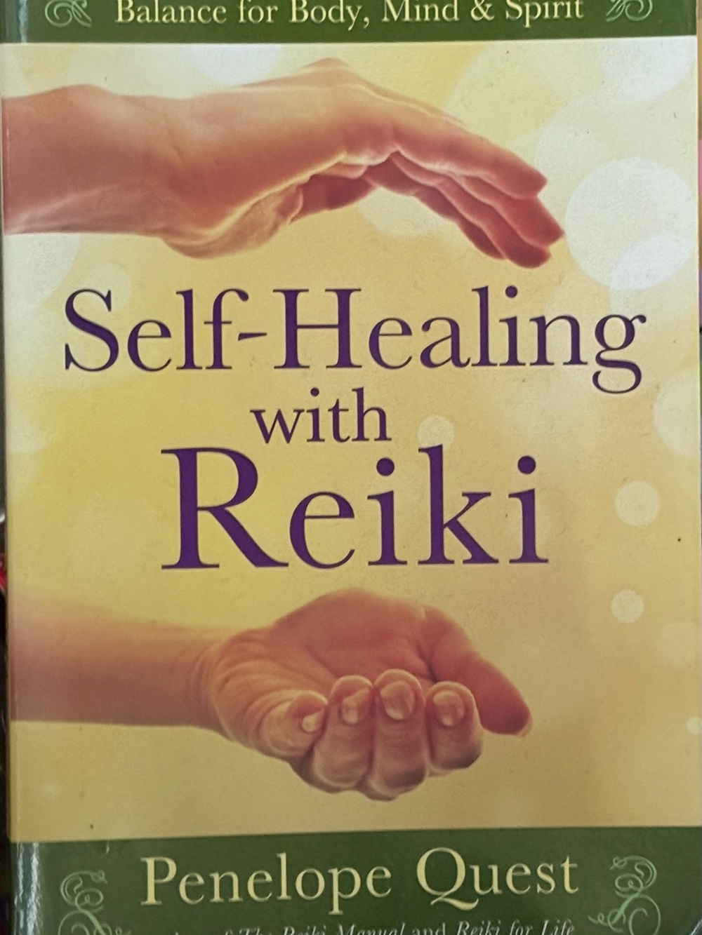 Self-Healing with Reiki by Penelope Quest - paper Cover